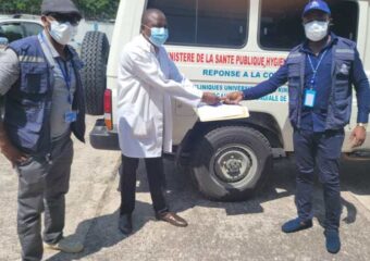 Livraison ce jour d’une nouvelle ambulance, don de l’OMS