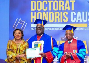 Le Président Felix Antoine Tshisekedi couronné docteur Honoris Causa